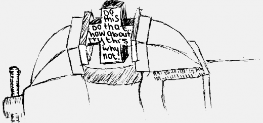 Sketch by my daughter, Amy